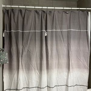 Cotton shower curtain